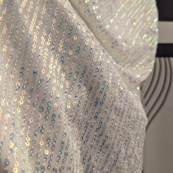 One Shoulder Bead Detail Sequin Bodycon Party Dress - Picture 9 of 12